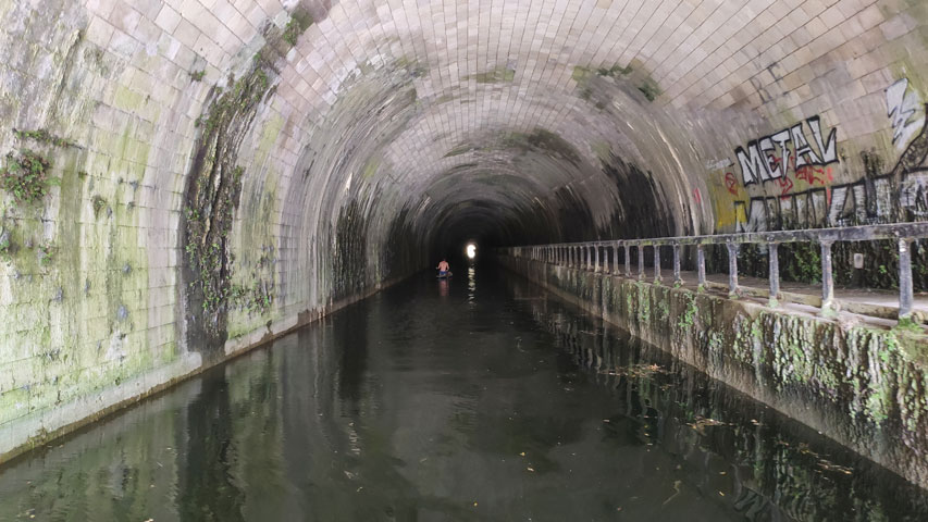 Tunnel Saint-Léonard en paddle